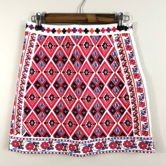Anthropologie Dresses & Skirts - Vintage Aztec Style Embroidered Skirt